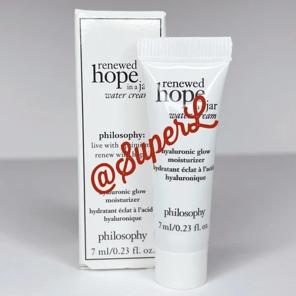 5/$15 NEW Philosophy Hope In Jar Water Cream Hyaluronic Glow Moisturizer - Picture 1 of 5
